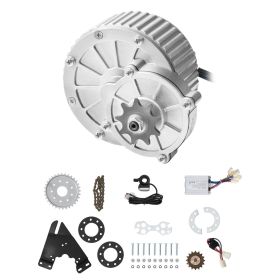 450W Electric Brushed DC Motor Kit - 36V 3000rpm Motor with Upgraded Speed Controller and Thumb Throttle Kit for Go Karts E-Bike Motorcycle Scoot