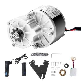 250W Electric Powerful DC Motor Kit - 24V 2700rpm Brushed Motor with Upgraded Speed Controller