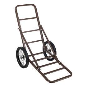 Deer Cart, 300 LBS Capacity Folding Game Cart, Deer Cart Game Hauler with Big Rubber Wheels & Ergonomic Handle, Heavy-Duty Game Cart Accessories