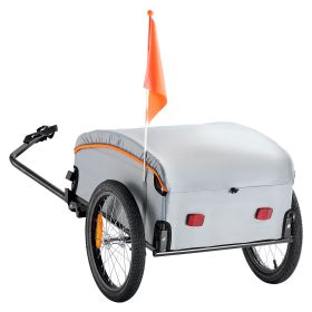 Bike Cargo Trailer, 88/100/160 lbs Load Capacity, Heavy-Duty Bicycle Wagon Cart, Foldable Compact Storage with Universal Hitch